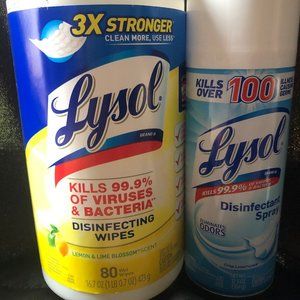 Lysol Wipes & Lysol Spray